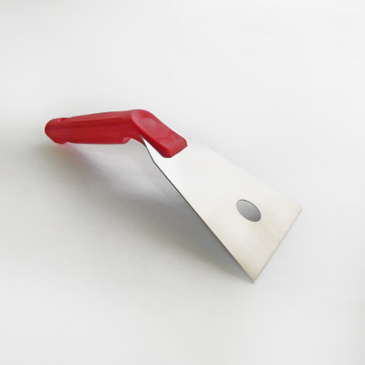 Ручной скребок Schavon с лезвием из нержавейки, 90 мм (красный)