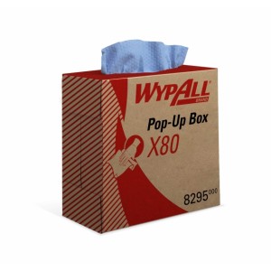Протирочный материал WypAll® X80 голубой/синий 80 листов