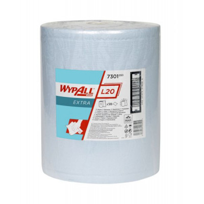  Бумажный протирочный материал WYPALL®  L20 EXTRA рулон синий 500 листов