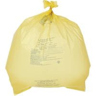 Пакет для утилизации медицинских отходов класса "Б" со стяжками, 600*1000 мм, 500 шт/упак