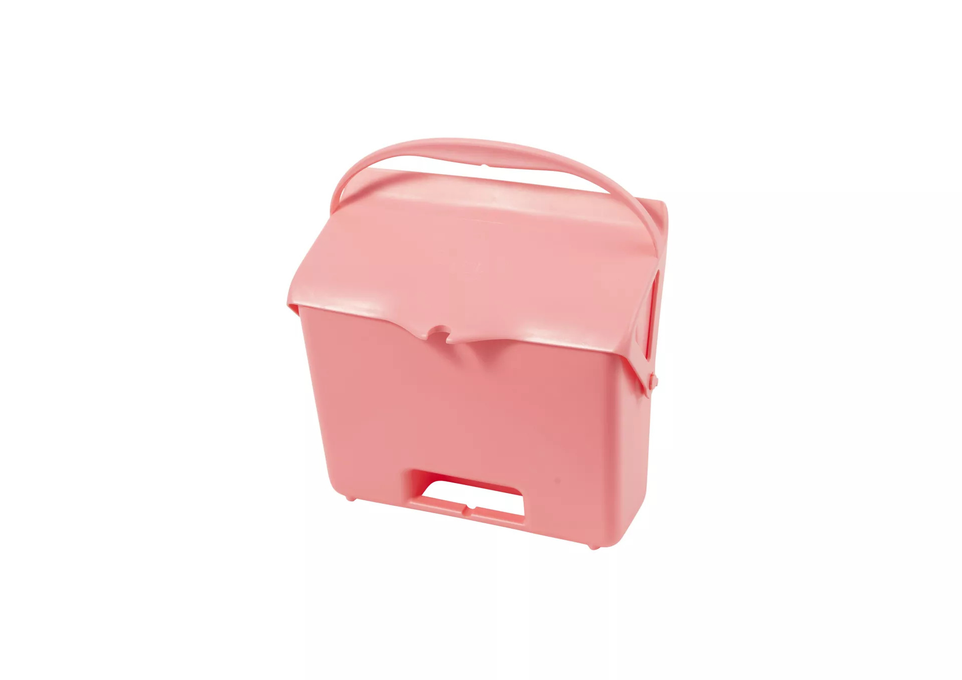Совок FBK с крышкой и ручкой, 330х360х125 мм, Розовый (9)