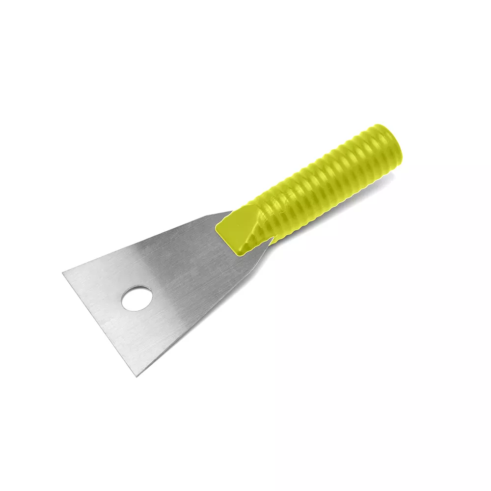 Ручной скребок Schavon прямой из нержавейки, 245х90х35 мм, Желтый (6)