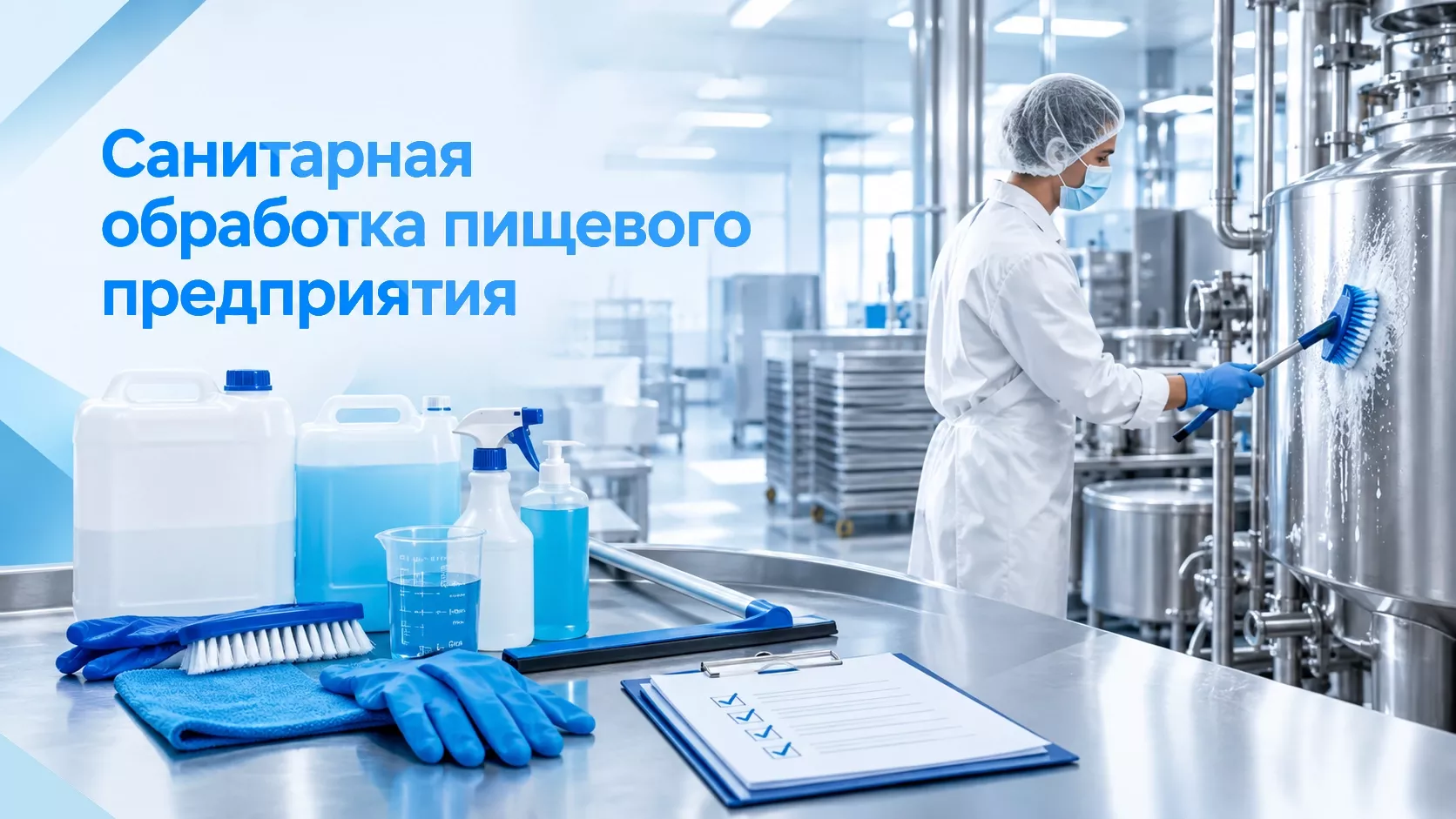 Санитарная обработка пищевого предприятия: как правильно организовать мойку и дезинфекцию