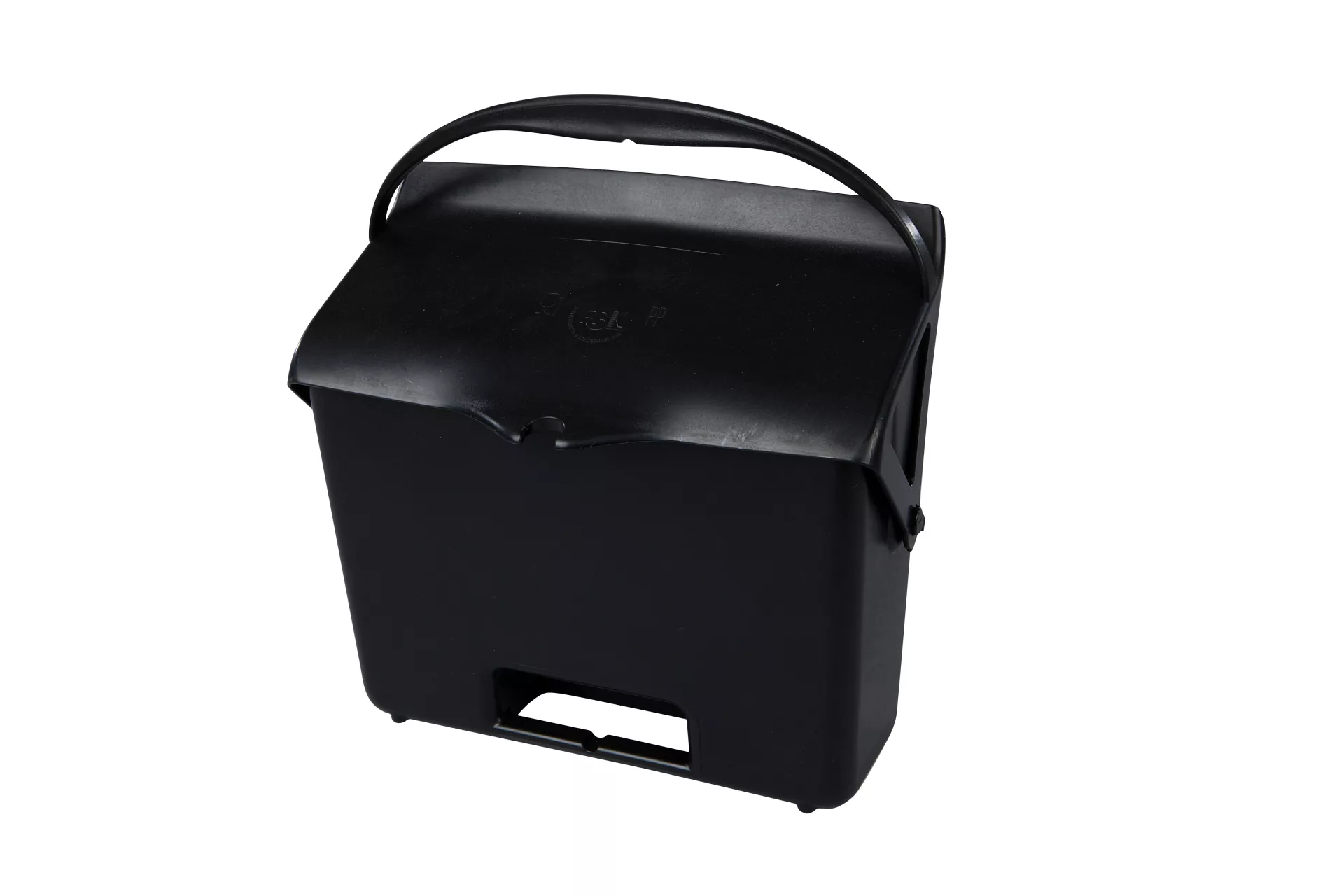 Совок FBK с крышкой и ручкой, 330х360х125 мм, Черный (6)