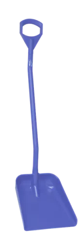 Лопата Vikan большая эргономичная с длинной ручкой, 380x340x90 мм, 1310 мм, Фиолетовый (8)