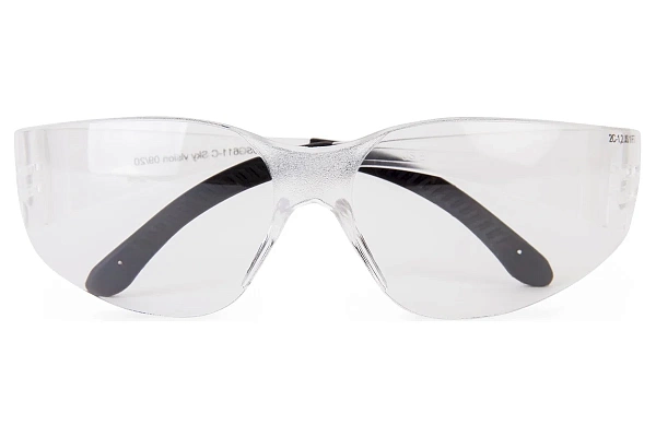Очки защитные открытого типа JSG611-C Sky vision, прозрачные линзы, ударопрочные